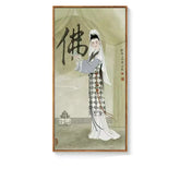 Chinese Classical Figure Miaoyu Buddhist Theme Decorative Painting Wall Art for Home Decor