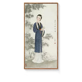Framed Chinese Classical Beauty Wall Art Painting for Home Decoration