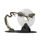 Natural Jade Ping An Buckle Ornament, Entryway & Bogu Shelf Home Decoration